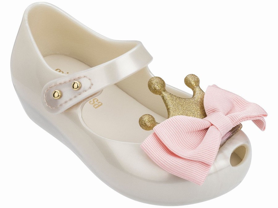 Bailarinas Mini Melissa Ultragirl Princess Bow Bebe - Blancas - Argentina NBC-026981